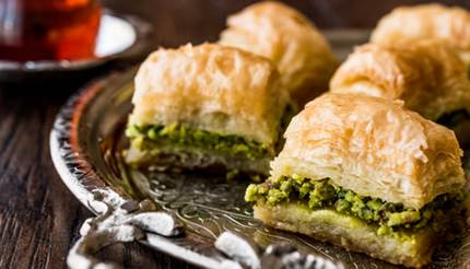 Pistachio baklava - Istanbul food and drink guide