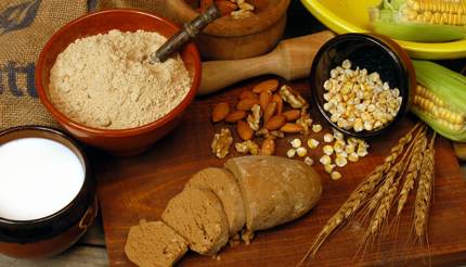 Gofio, a type of flour made with toasted grains