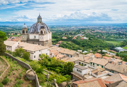 Montefiascone in Lazio, the birthplace of the Est! Est! Est! di Montefiascone wine