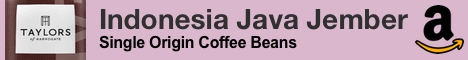 Java Coffee Beans Banner