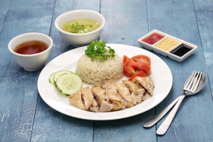 Hainanese chicken rice