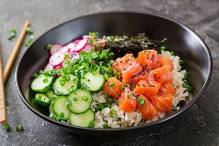 A poke bowl