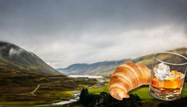 Highland Whisky and Croissant