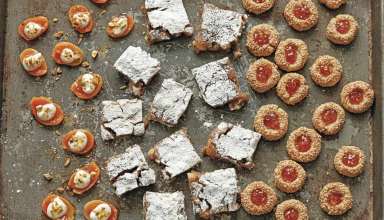 Sesame Thumbprint Cookies with Fig Jam - Jason Varney