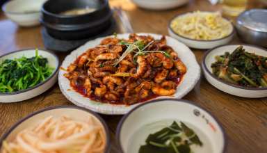 Spicy Korean Jukumi (baby octopus)