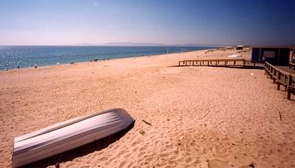 Deserted beach in Comporta