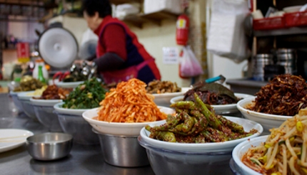 Banchan side dishes being prepared for ssambap (Photo Chelsea Marie Hicks via Flickr)