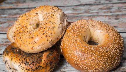 New York seeded bagels