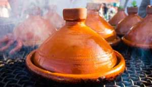 Tagine is named after the earthenware pot in which it is cooked