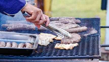 Boerewors on braai