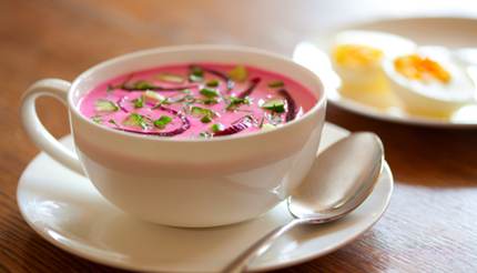 Aukstā Zupa (Cold Beet Soup)