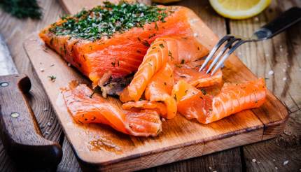 Smoked salmon