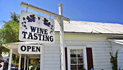 Wine tasting shop in Amador County, California